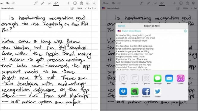 Aplikasi Pengubah Tulisan Tangan Menjadi Teks
