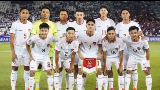 Skuad Timnas Indonesia U-23 di Piala Asia U-23.