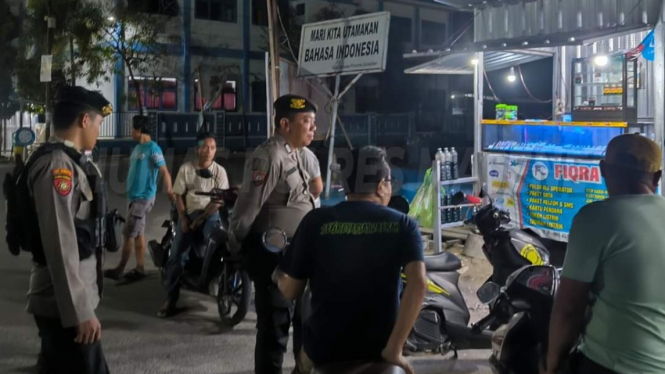 Patroli Malam Samapta Polres Majene Sasar Lokasi Rawan