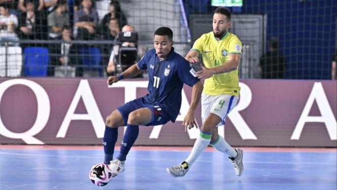 Thailand Kalah Telak 1-9 di Piala Dunia Futsal 2024