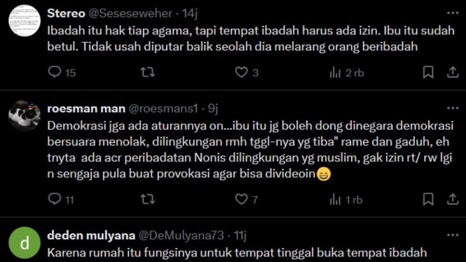 Dukungan buat Ibu Misrawati