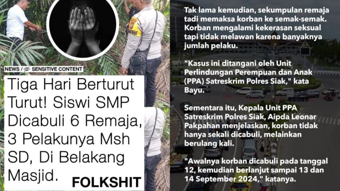 Siswi SMP Dicabuli 6 Remaja