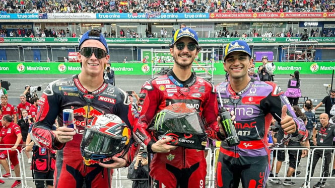 podium race MotoGP Thailand Changi 2024