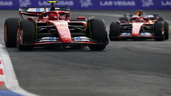 Carlos Sainz and Charles Leclerc, Ferrari, GP Meksiko 2024