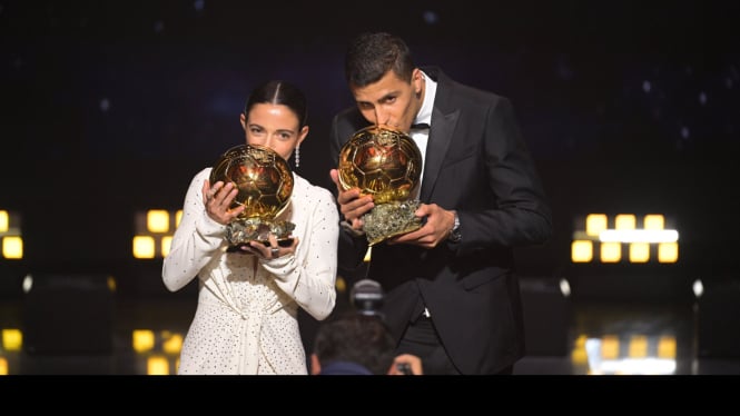 Bonmati dan Rodri Ballon d'Or 2024