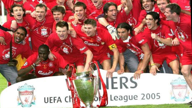 pemain Liverpool juara Liga Champions 2005