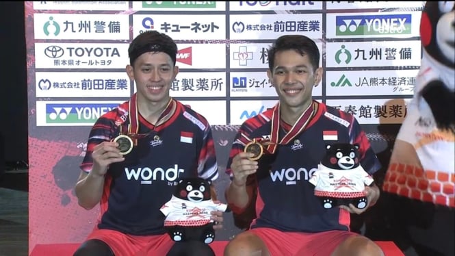 Fajar & Rian juara Kumamoto Masters Japan 2024