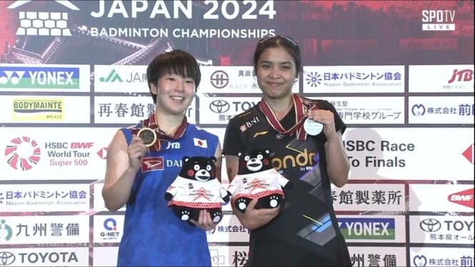 Akane Yamaguchi dan Gregoria Mariska Tunjung, Kumamoto Masters 2024