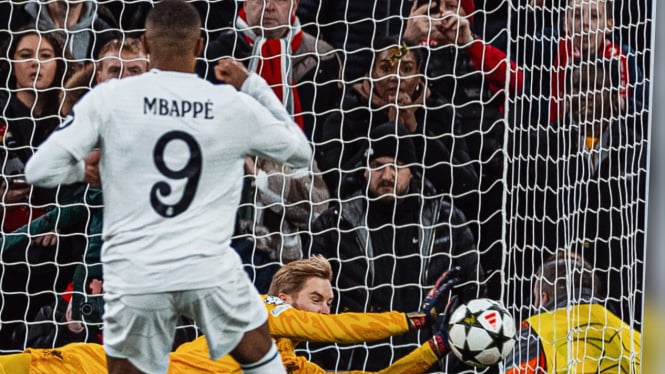 penalti Mbappe diblok Kelleher