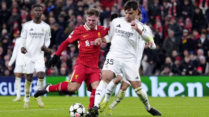 Real Madrid Kalah Telak dari Liverpool