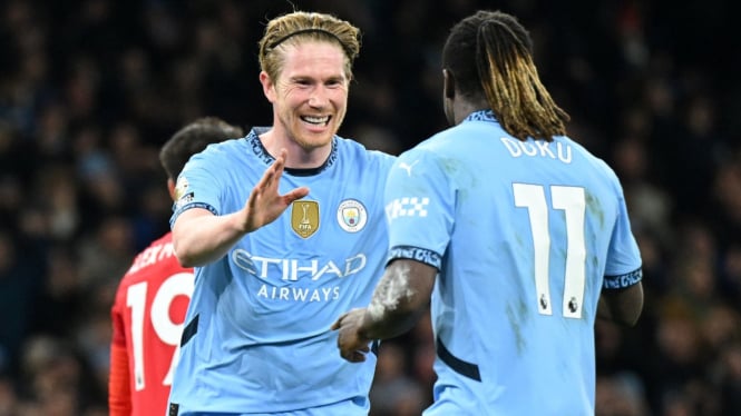 Kevin De Bruyne, Manchester City vs Nottingham Forest Desember 2024