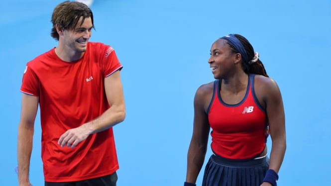 Taylor Fritz dan Coco Gauff, United Cup 2025