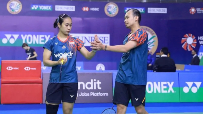 Rinov Rivaldy dan Lisa Kusumawati di Indonesia Masters 2025