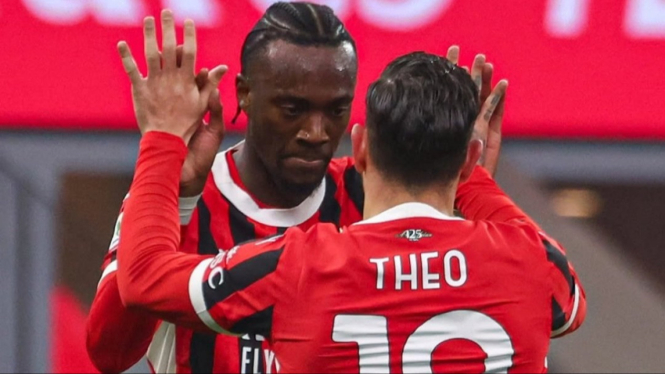 Tammy Abraham dan Theo Hernández, AC Milan