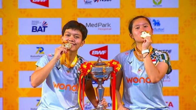Siti Fadia dan Lanny Tria juara Thailand Masters 2025