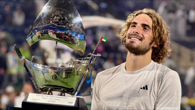 Stefanos Tsitsipas juara Dubai Duty Free Tennis 2025