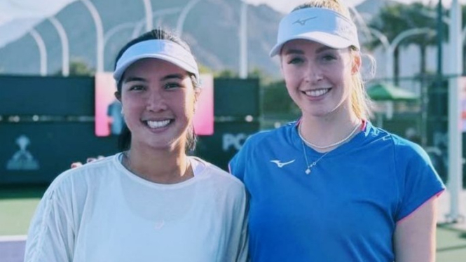 Aldila Sutjiadi dan Fanny Stollar
