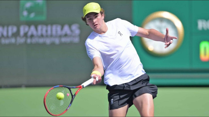 Foto Atp Masters Indian Wells 2025: Next Gen Joao Fonseca Dan Jakub 