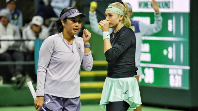 Aldila Sutjiadi dan Fanny Stollar