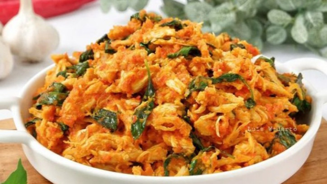 ayam suwir kemangi