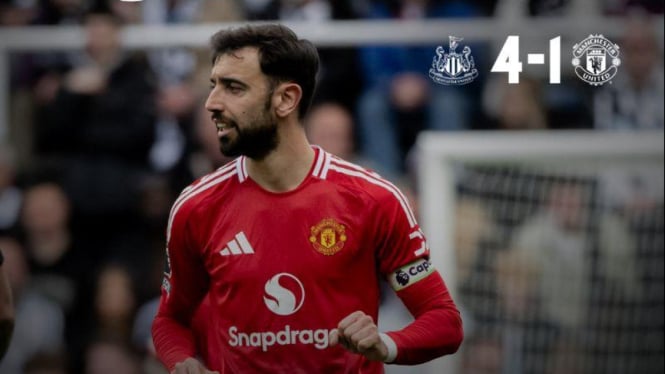MU Kalah Telak Dari Newcastle