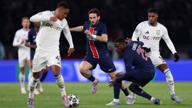 PSG 3-1 Aston Villa, April 2025