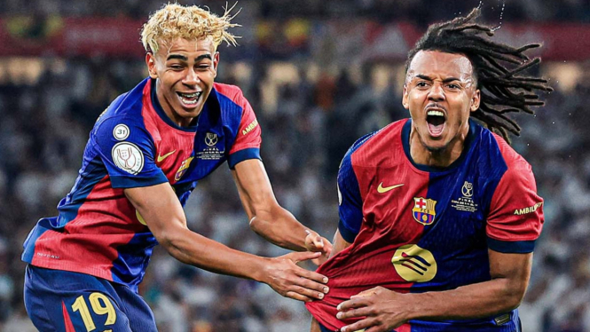 Yamal dan Kounde pahlawan Barcelona juara Copa Del Rey 2025