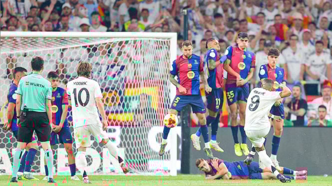 El Clasico Barcelona vs Real Madrid final Copa Del Rey 2025