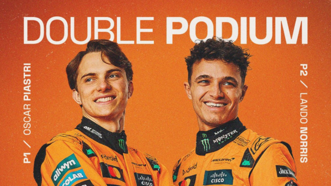 Oscar Piastri and Lando Norris, McLaren F1 Team