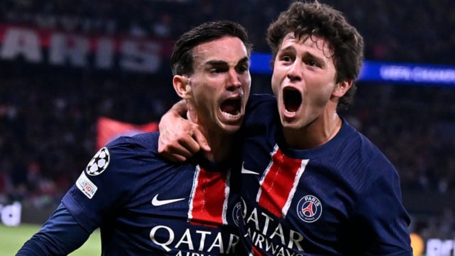 Selebrasi gol pemain PSG