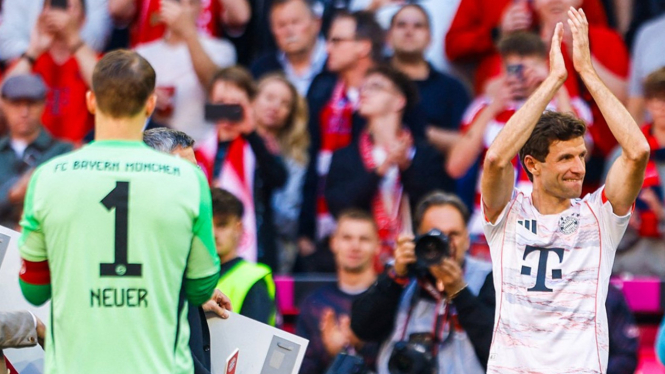 Pertandingan kandang terakhir Thomas Mueller bersama Bayern