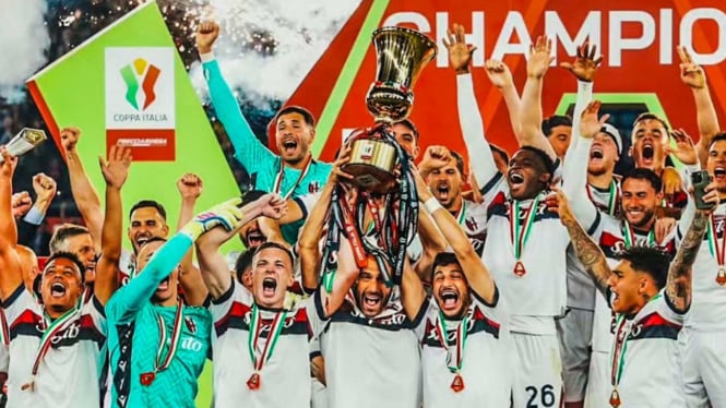 Bologna juara Coppa Italia musim 2024-2025