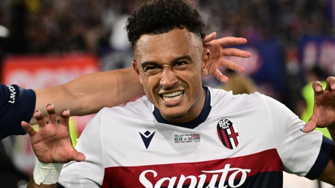 Dan Ndoye pahlawan Bologna di final Coppa Italia