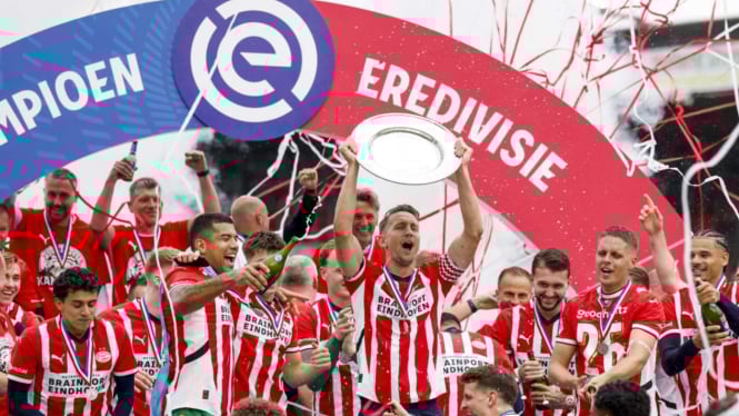 PSV Eindhoven Mempertahankan Gelar Juara Eredevisie