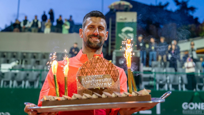 Novak Djokovic HUT ke-38 di Geneva Open