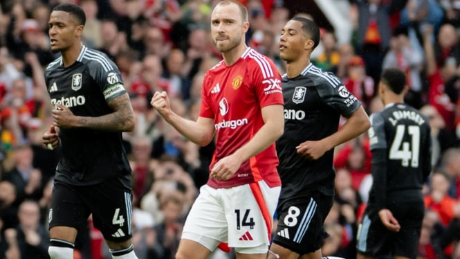 Christian Eriksen buat gol terakhir buat Man United