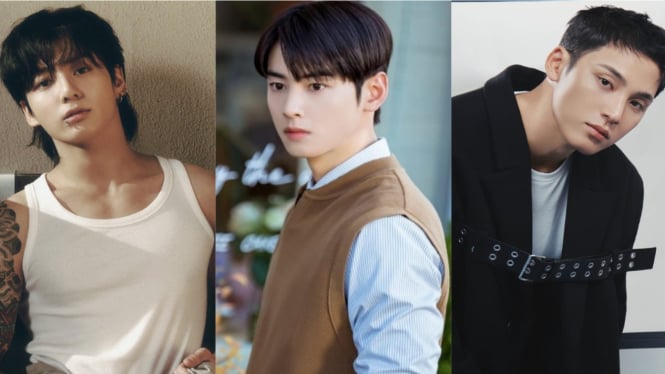 Jungkook, Cha Eun Woo, Mingyu