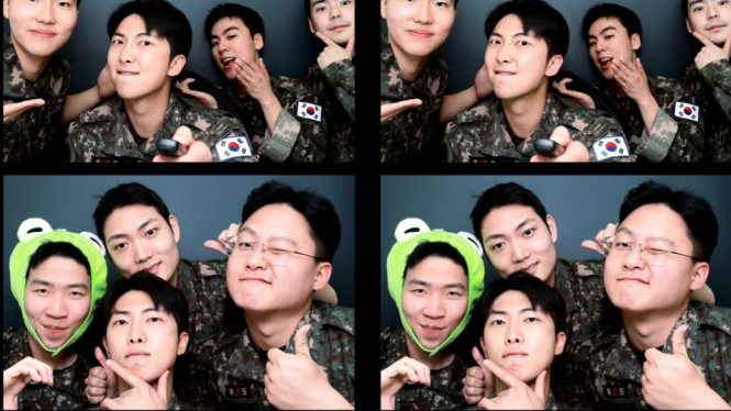 V dan RM BTS