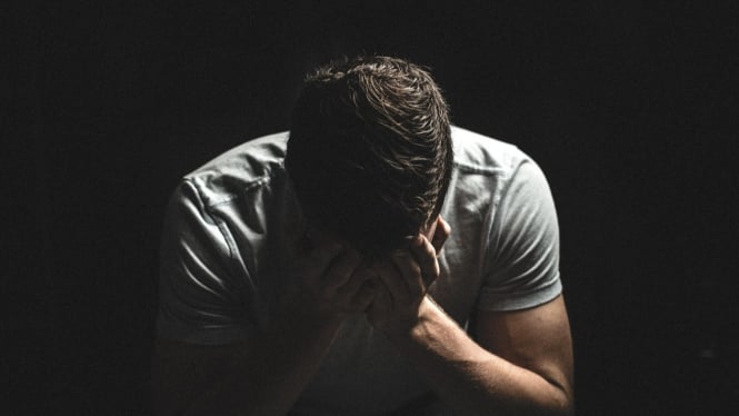 Representasi seseorang sedang mengalami kelelahan secara emosional