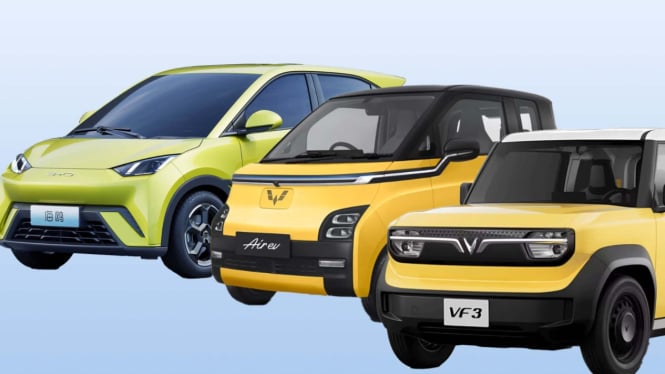 BYD Atto 1 vs Wuling RV & VinFast VF3.
