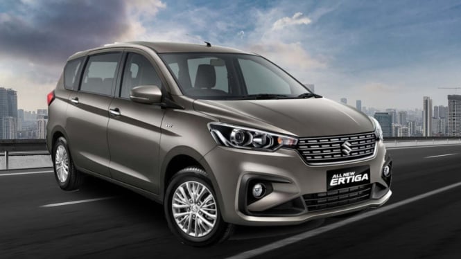 Mobil Suzuki Ertiga 2018.
