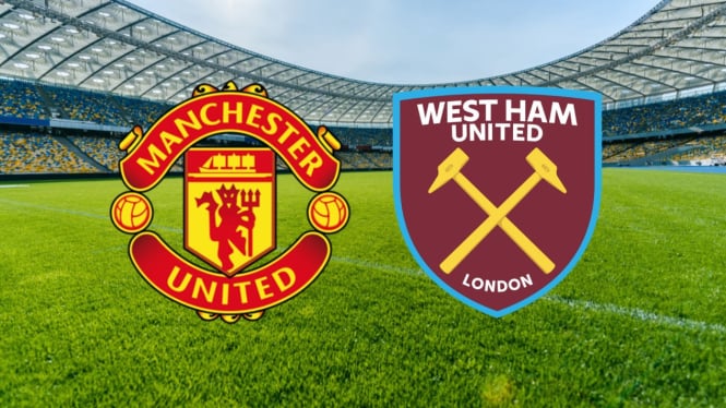 Manchester United vs West Ham di Premier League Summer Series.
