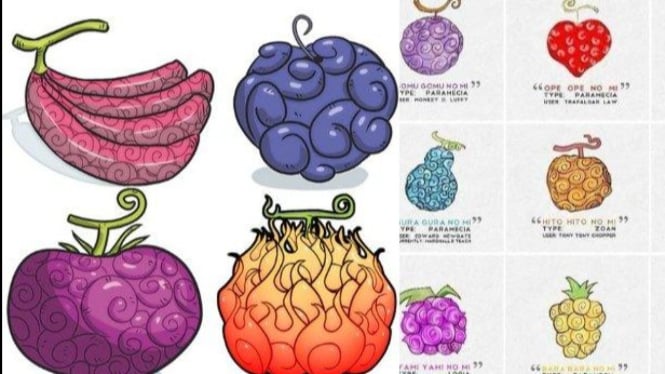 Ilustrasi Buah Iblis Paling ‘Ampas’ di One Piece.