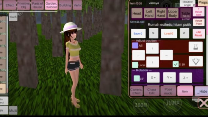 Tutorial Sakura School Simulator: Cara Mudah Membuat Hutan.