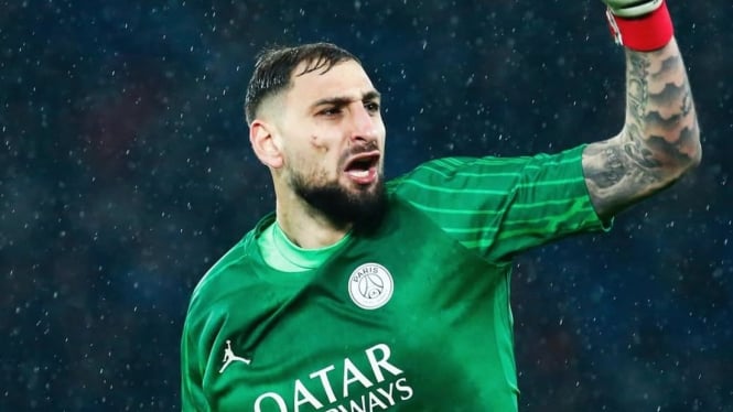Gianluigi Donnarumma, kiper PSG yang diminati MU dan Man City.