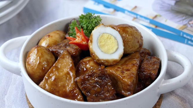 Resep Rahasia Tahu Tempe Telur Masak Legit ala Warung Nasi.