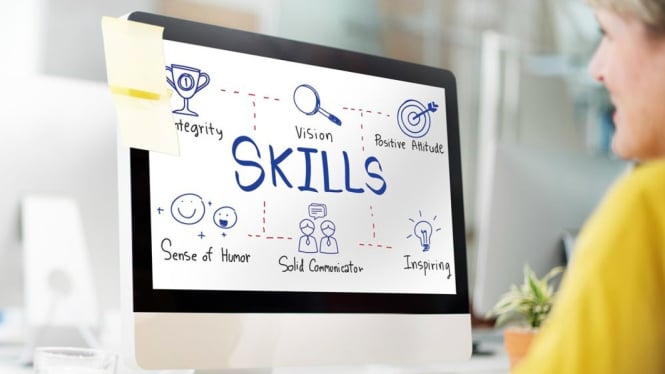 Ilustrasi skill yang dibutuhkan untuk karir masa depan.