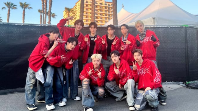 Xikers setelah tampil di Festival Wango Tango 2025