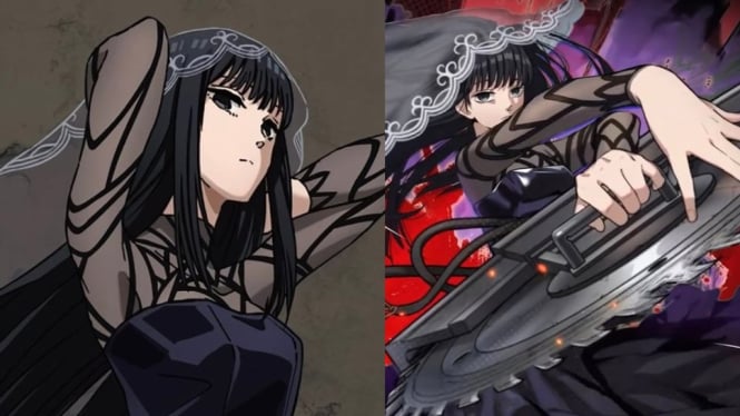 Osaragi karakter wanita Paling Brutal di Order (Sakamoto Days).