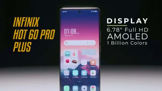 Infinix Hot 60 Pro Plus Bisa Main Game 144Hz.